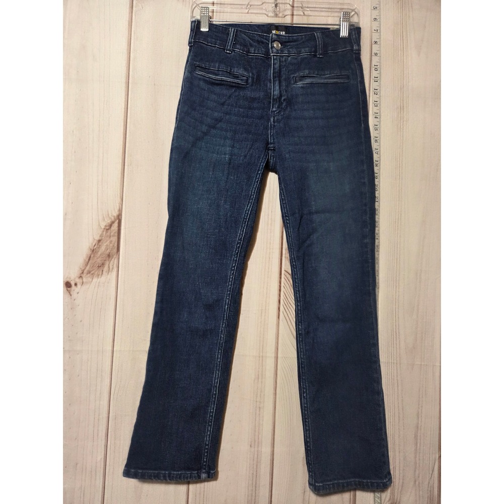 Maeve by Anthropologie Womens Jeans Dark Wash Size‎ 26 Cropped Ankle High Rise